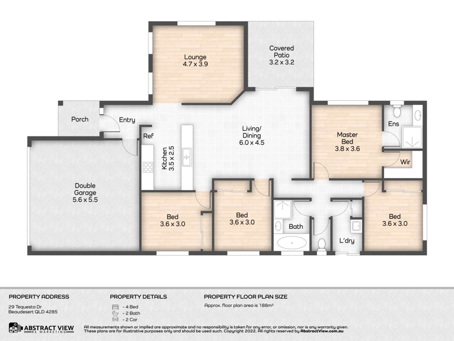 Floorplan of Homely house listing, 29 Tequesta Drive, Beaudesert QLD 4285