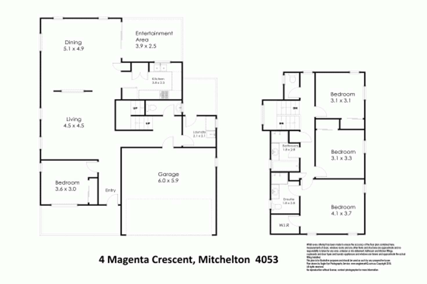 Floorplan of Homely house listing, 4 Magenta Crescent, Mitchelton QLD 4053