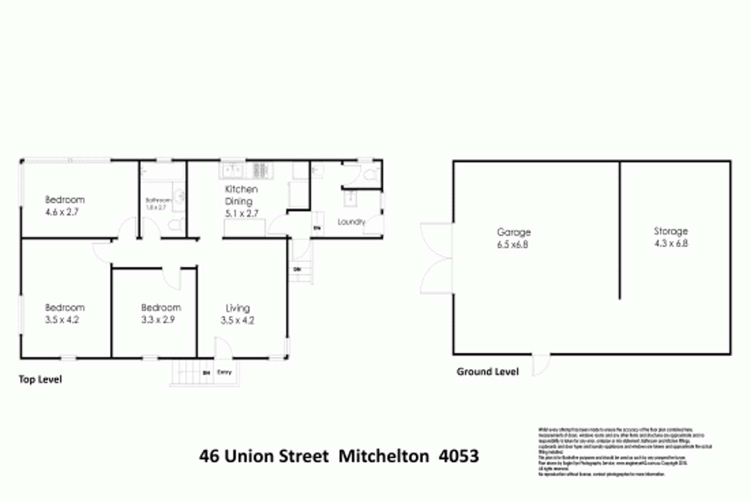 Floorplan of Homely house listing, 46 Union Street, Mitchelton QLD 4053