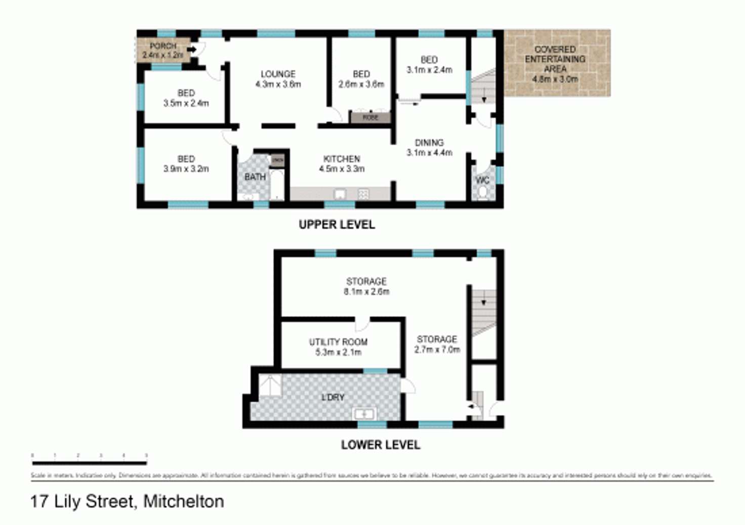 Floorplan of Homely house listing, 17 Lily Street, Mitchelton QLD 4053