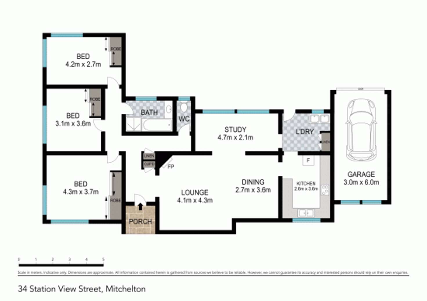 Floorplan of Homely house listing, 34 Station View Street, Mitchelton QLD 4053