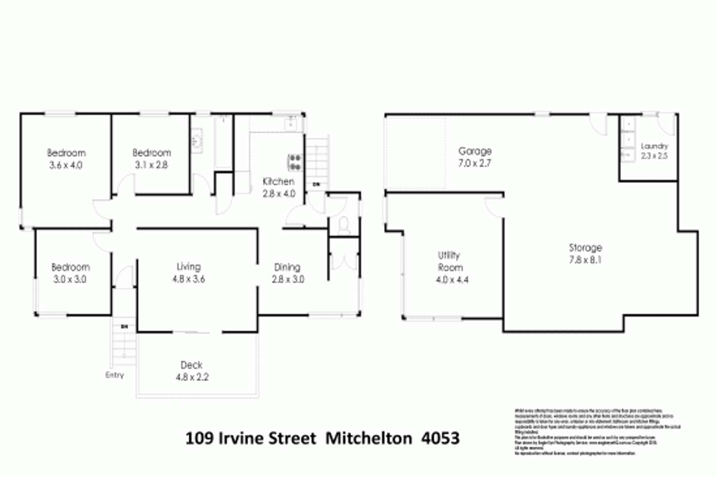 Floorplan of Homely house listing, 109 Irvine Street, Mitchelton QLD 4053
