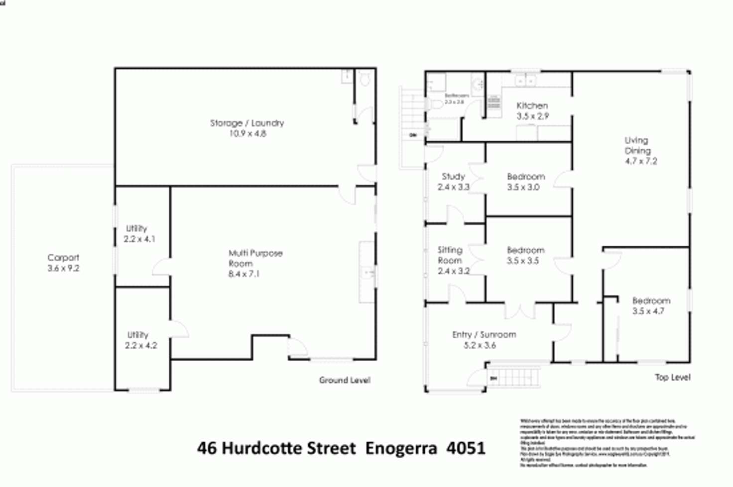 Floorplan of Homely house listing, 46 Hurdcotte Street, Enoggera QLD 4051