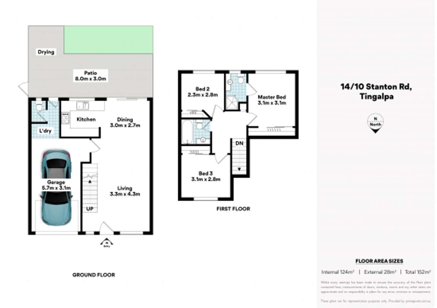 Floorplan of Homely townhouse listing, 14/10 Stanton Road, Tingalpa QLD 4173