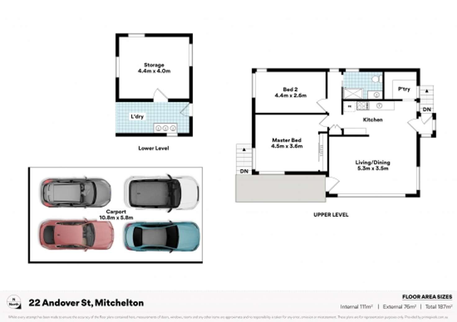 Floorplan of Homely house listing, 22 Andover Street, Mitchelton QLD 4053