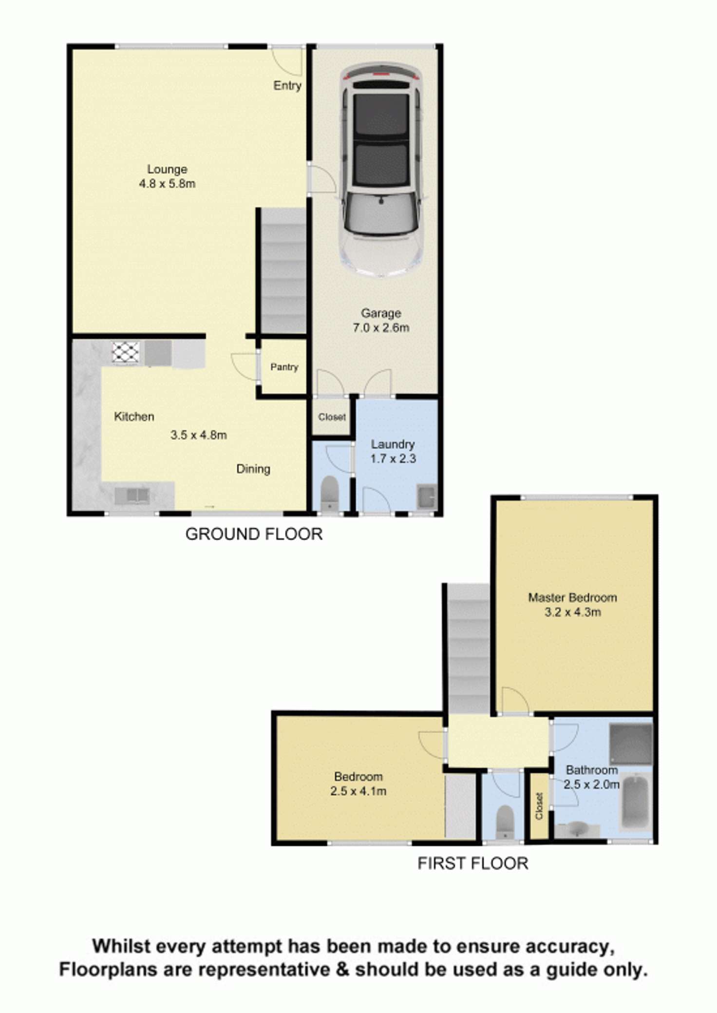 Floorplan of Homely townhouse listing, 2/9 Leslie Street, Arana Hills QLD 4054