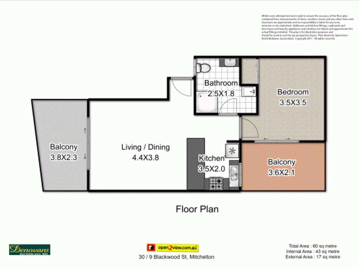 Floorplan of Homely unit listing, 30/9 Blackwood Street, Mitchelton QLD 4053