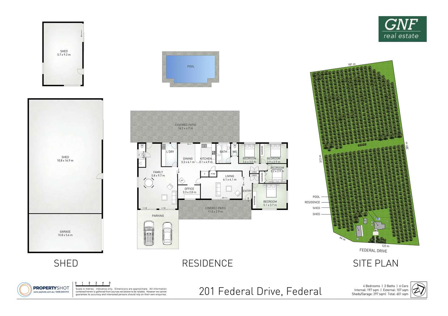 Floorplan of Homely lifestyle listing, 201 Federal Drive, Federal NSW 2480
