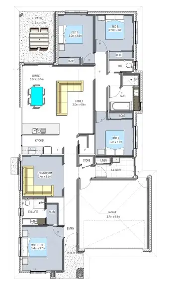 Floorplan of Homely house listing, Address available on request