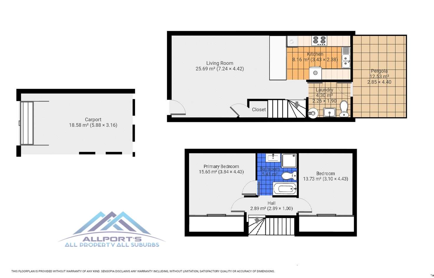 Floorplan of Homely townhouse listing, 27/124 Gurney Road, Chester Hill NSW 2162