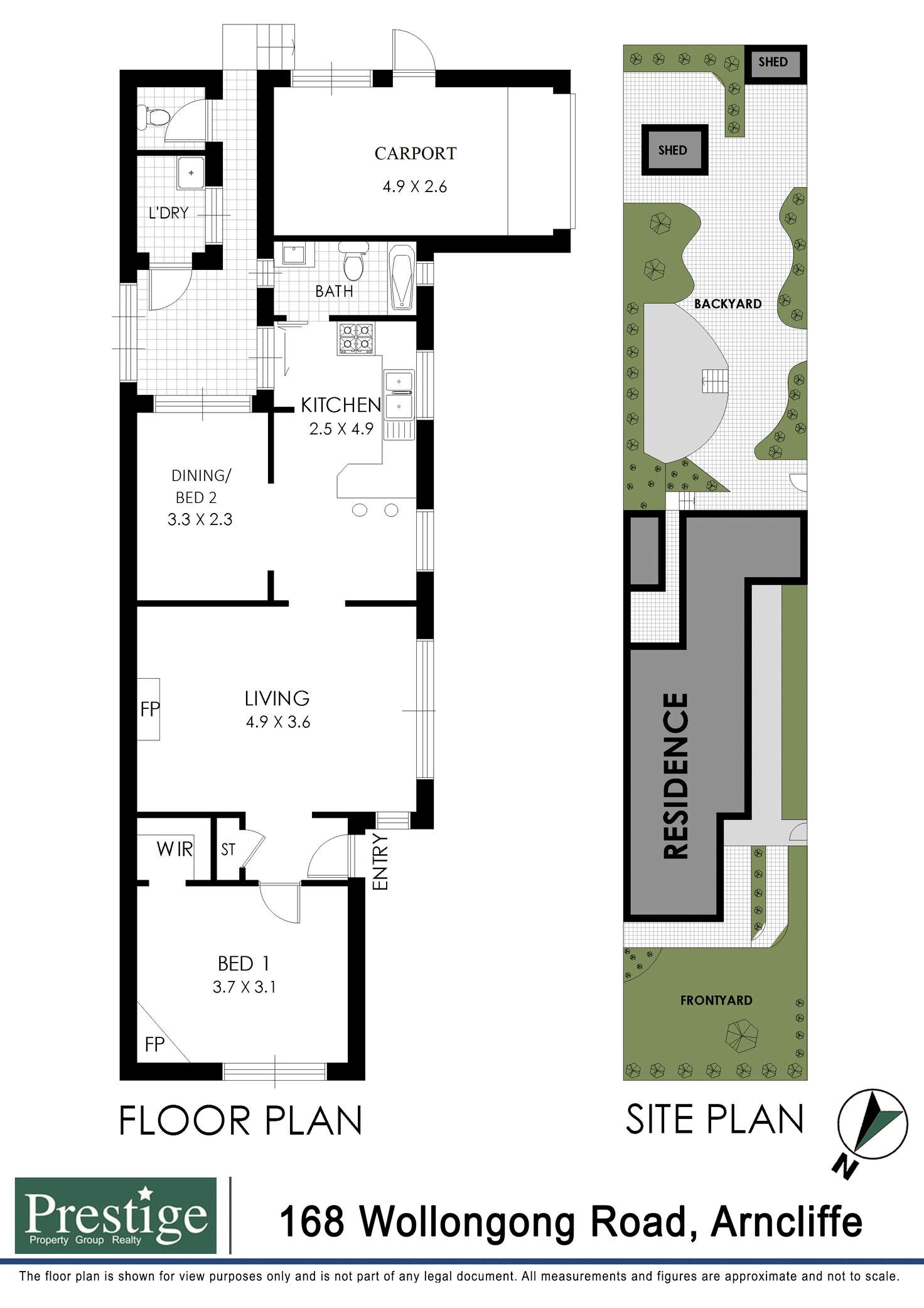 Floorplan of Homely house listing, 168 Wollongong Road, Arncliffe NSW 2205