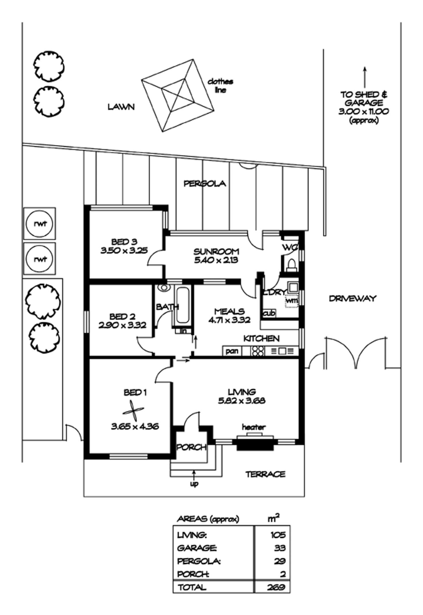 Floorplan of Homely house listing, 4 Donald Street, Blair Athol SA 5084