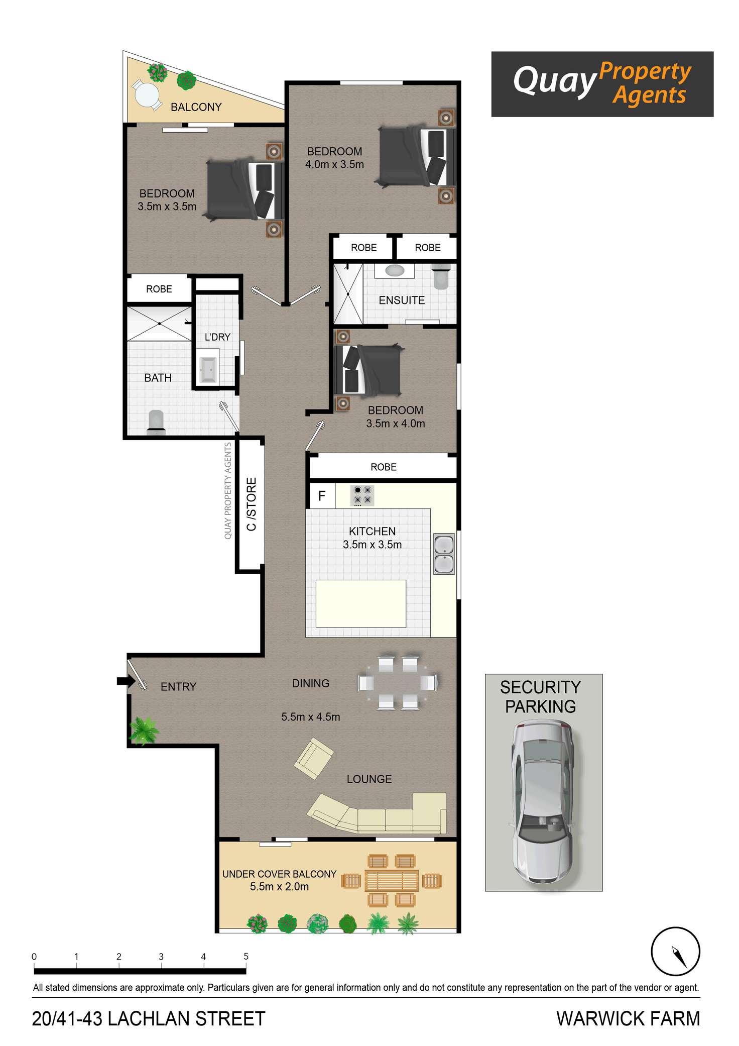 Floorplan of Homely apartment listing, 20/41-43 Lachlan Street, Warwick Farm NSW 2170