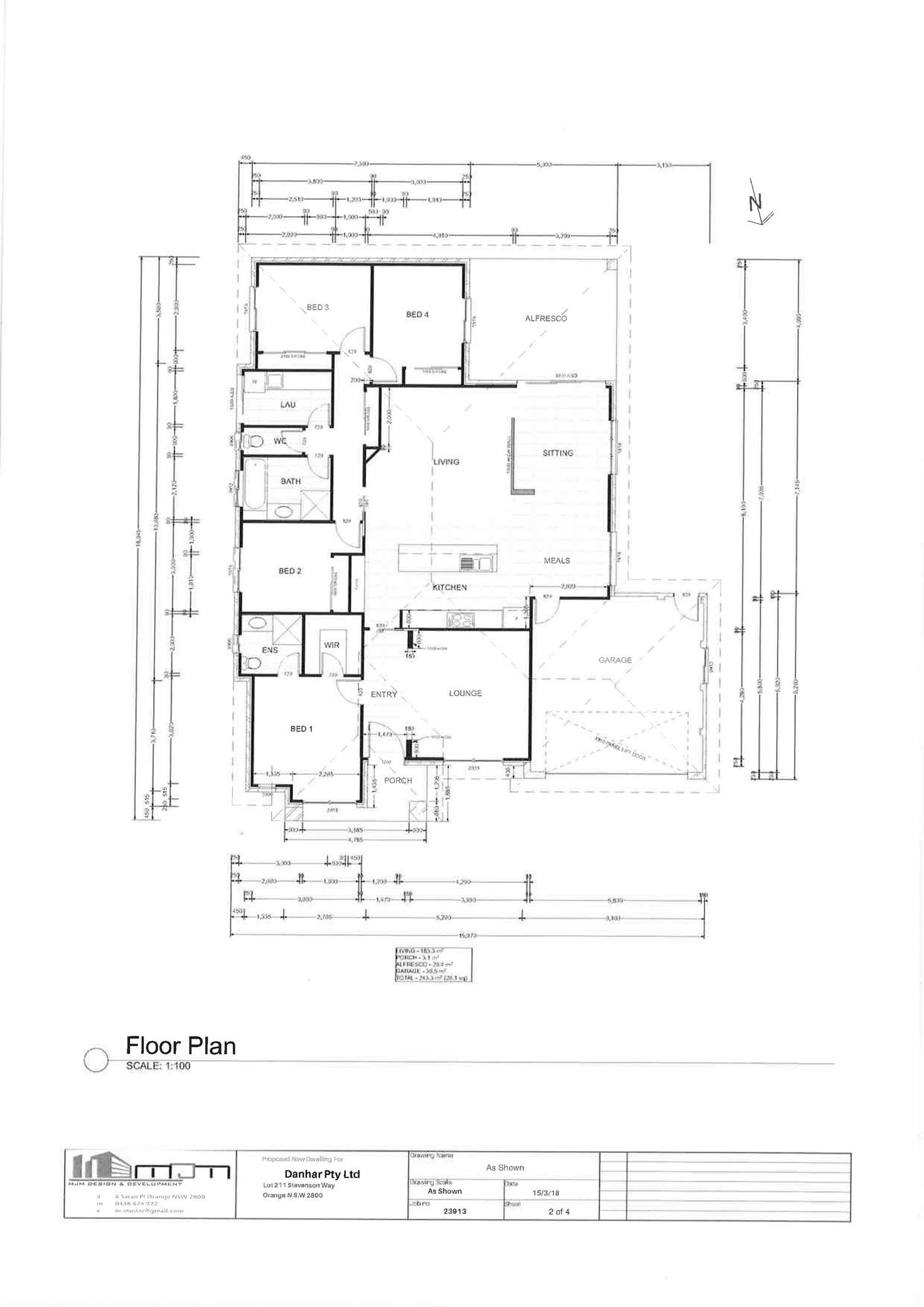 Floorplan of Homely house listing, 7 Stevenson Way, Orange NSW 2800