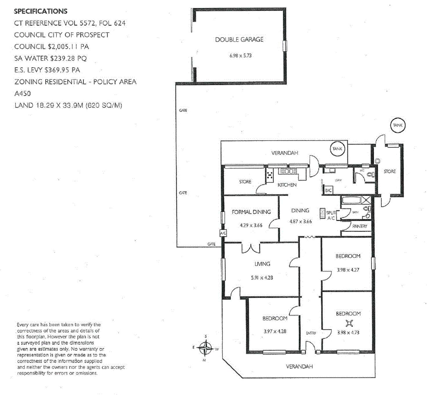 Floorplan of Homely house listing, 17 Audley Avenue, Prospect SA 5082