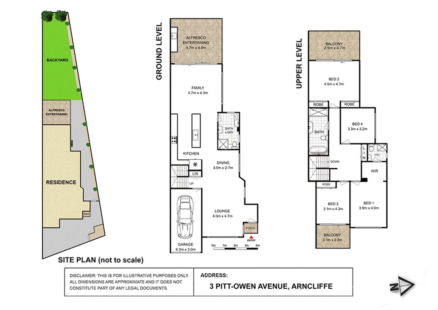 Floorplan of Homely house listing, 3 Pitt-owen Avenue, Arncliffe NSW 2205