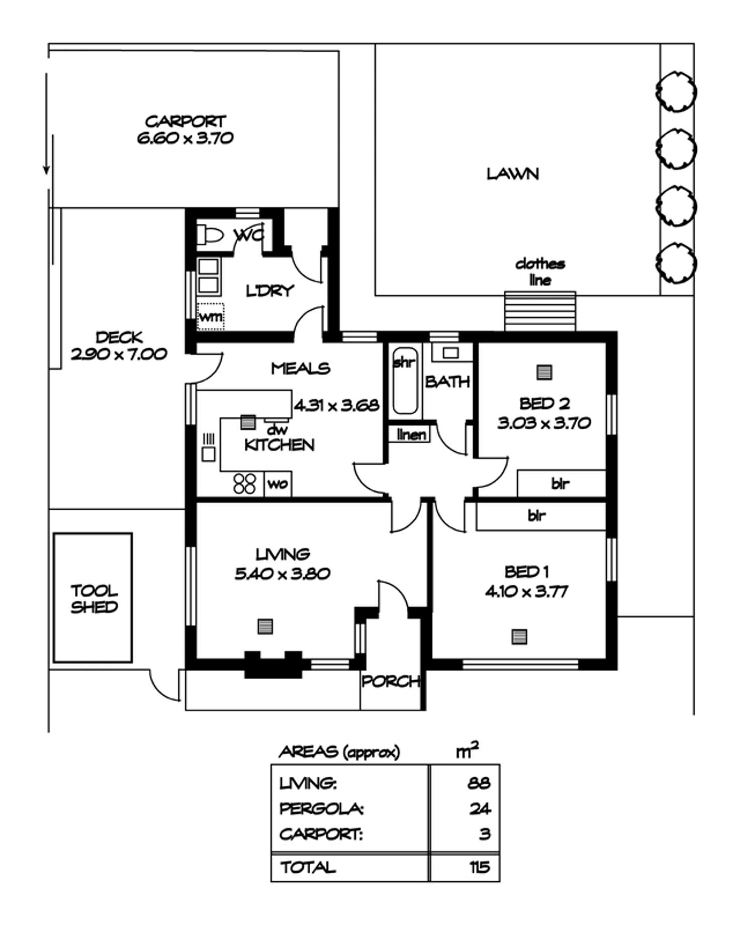 Floorplan of Homely house listing, 17 Peterhead Street, Largs Bay SA 5016