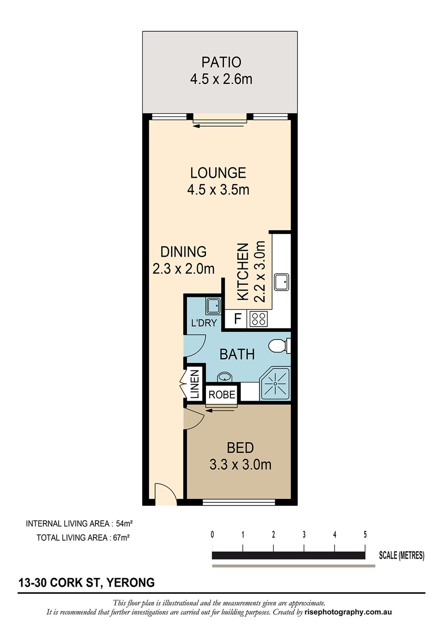 Floorplan of Homely unit listing, 13/30 Cork  Street, Yeronga QLD 4104