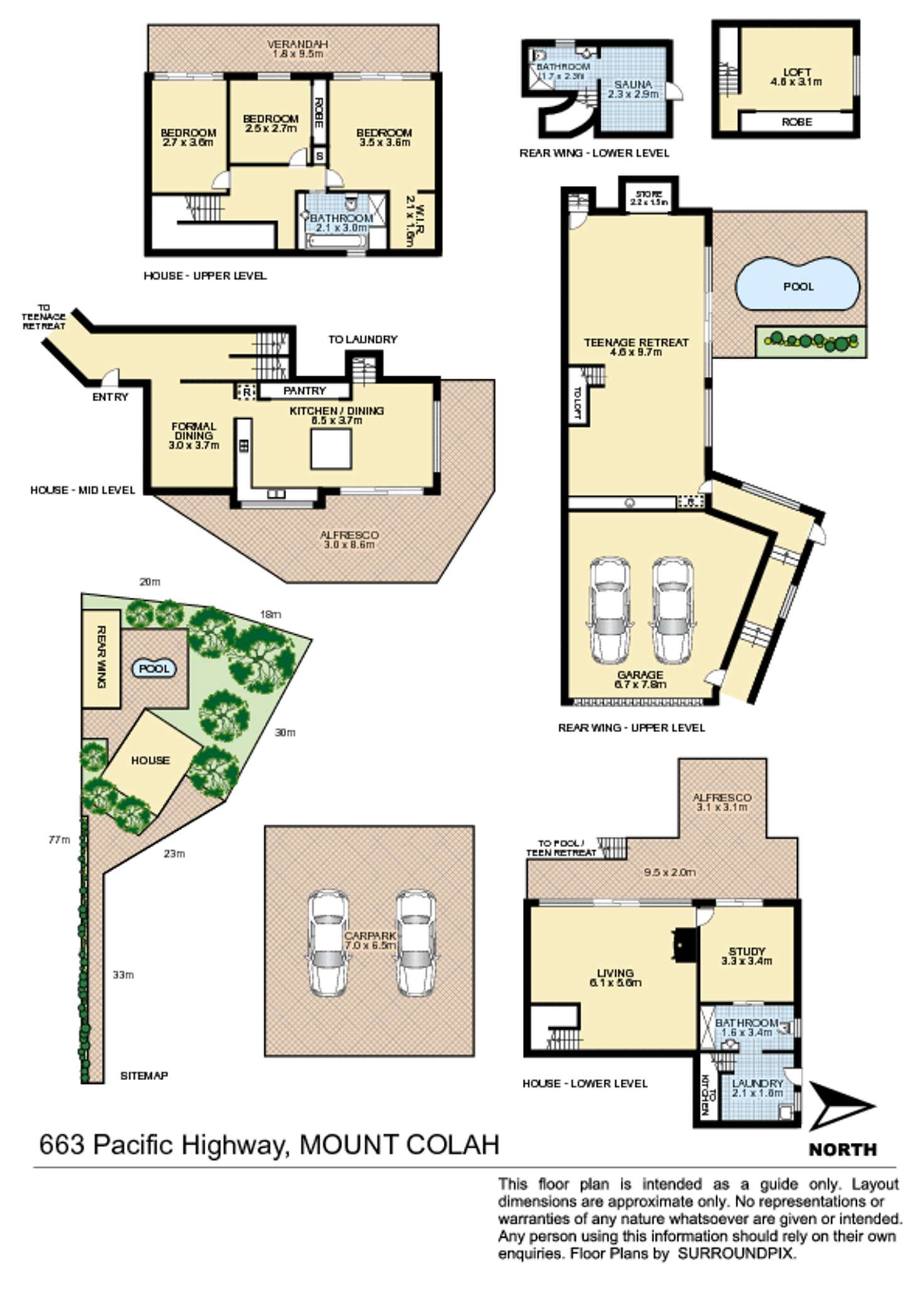 Floorplan of Homely house listing, 663 Pacific  Highway, Mount Colah NSW 2079