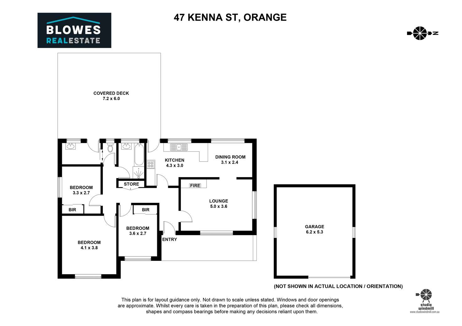 Floorplan of Homely house listing, 47 Kenna Street, Orange NSW 2800