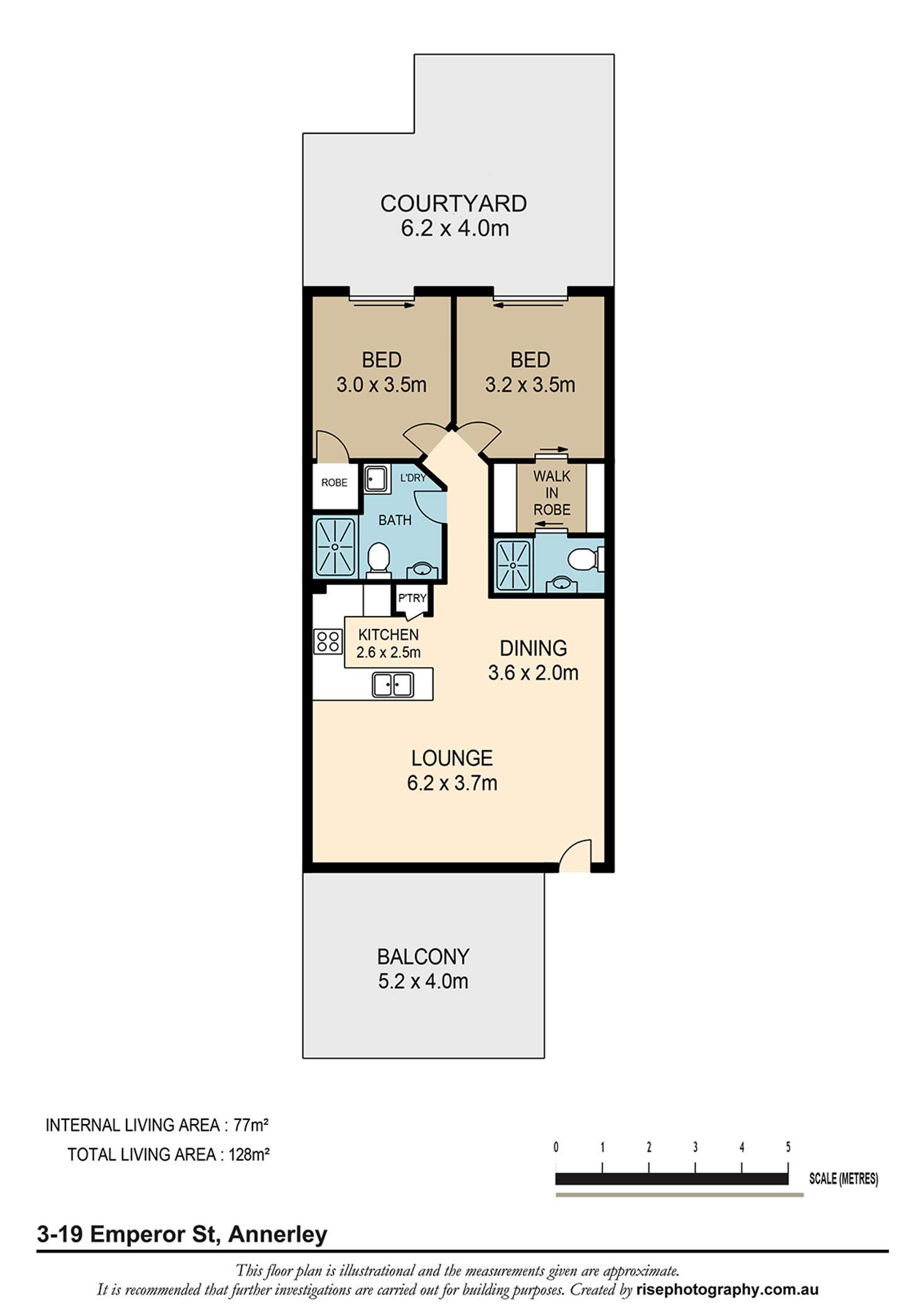 Floorplan of Homely unit listing, 3/19 Emperor Street, Annerley QLD 4103