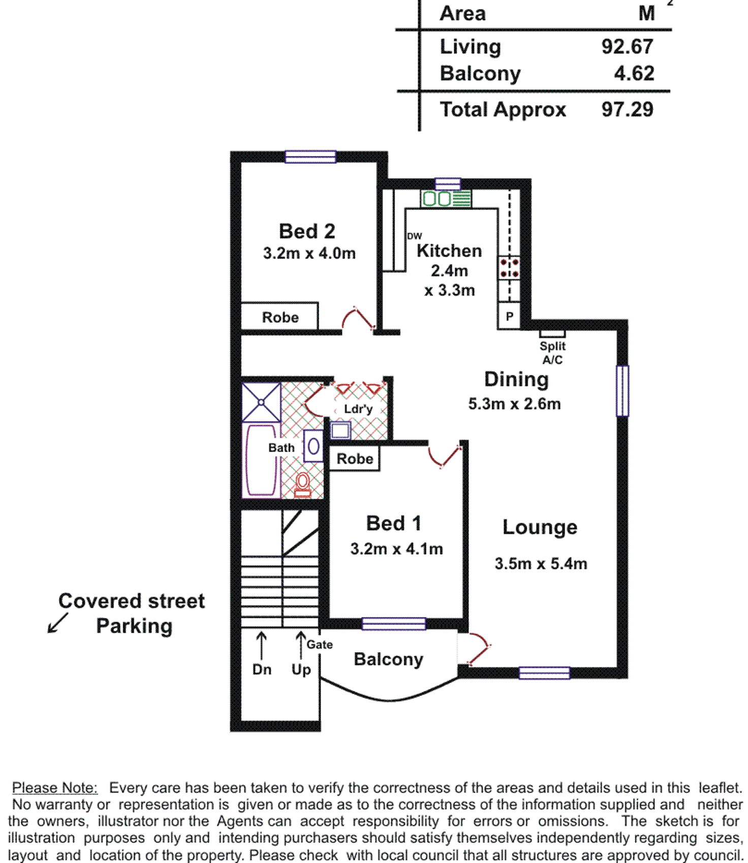 Floorplan of Homely unit listing, 19/12-26 Willcox Street, Adelaide SA 5000