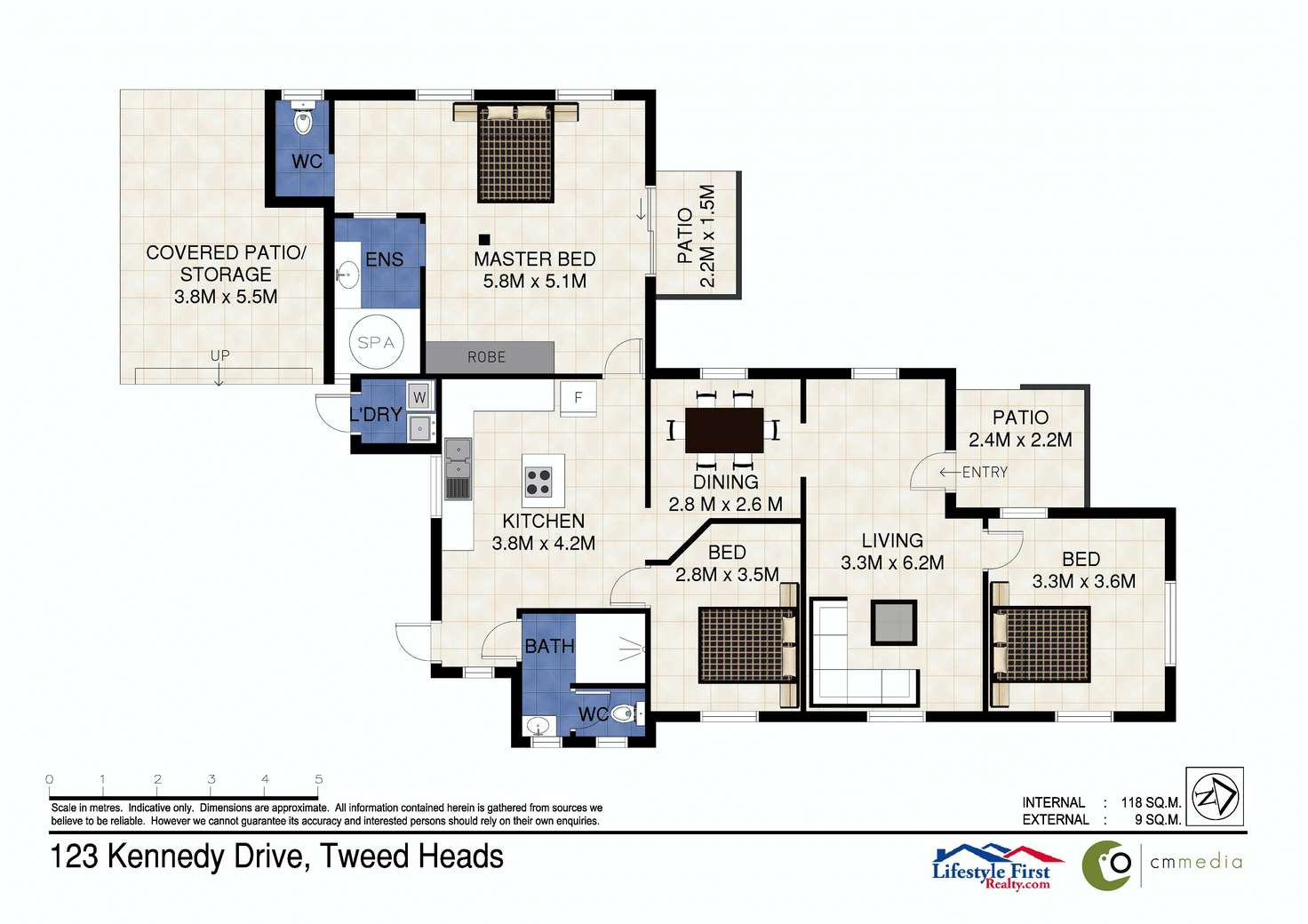 Floorplan of Homely house listing, 123 Kennedy Drive, Tweed Heads West NSW 2485