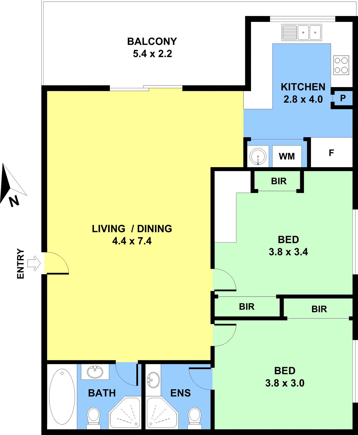 Floorplan of Homely apartment listing, 8/12 Merriville Road, Kellyville Ridge NSW 2155