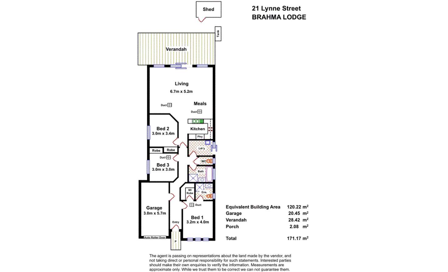 Floorplan of Homely house listing, 21 Lynne Street, Brahma Lodge SA 5109