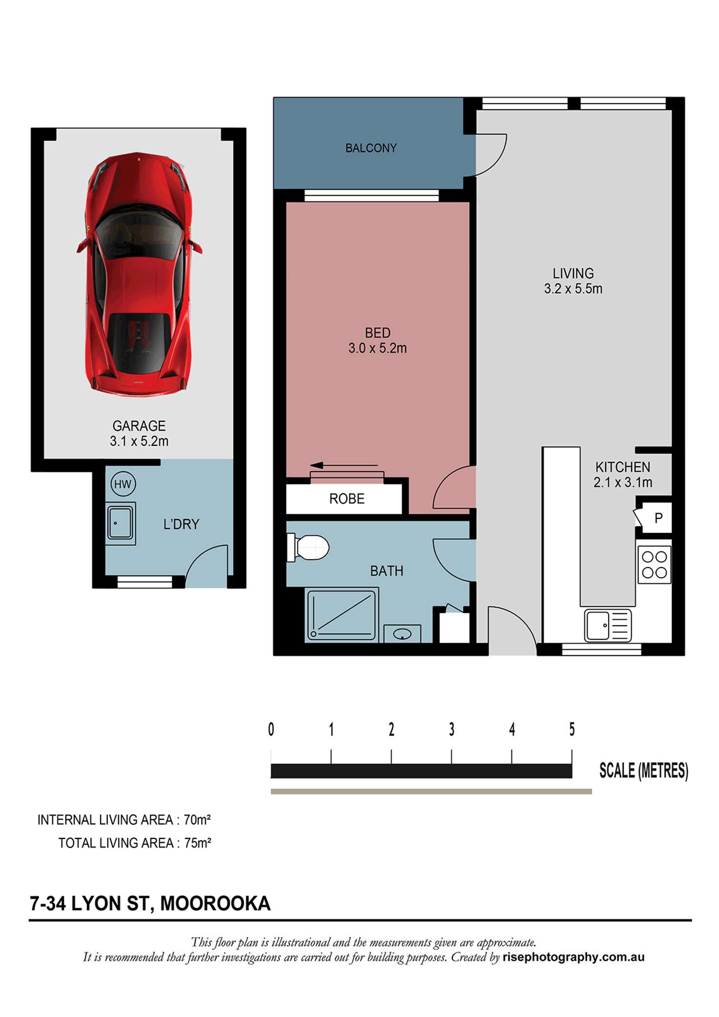 Floorplan of Homely unit listing, 7/34 Lyon Street, Moorooka QLD 4105