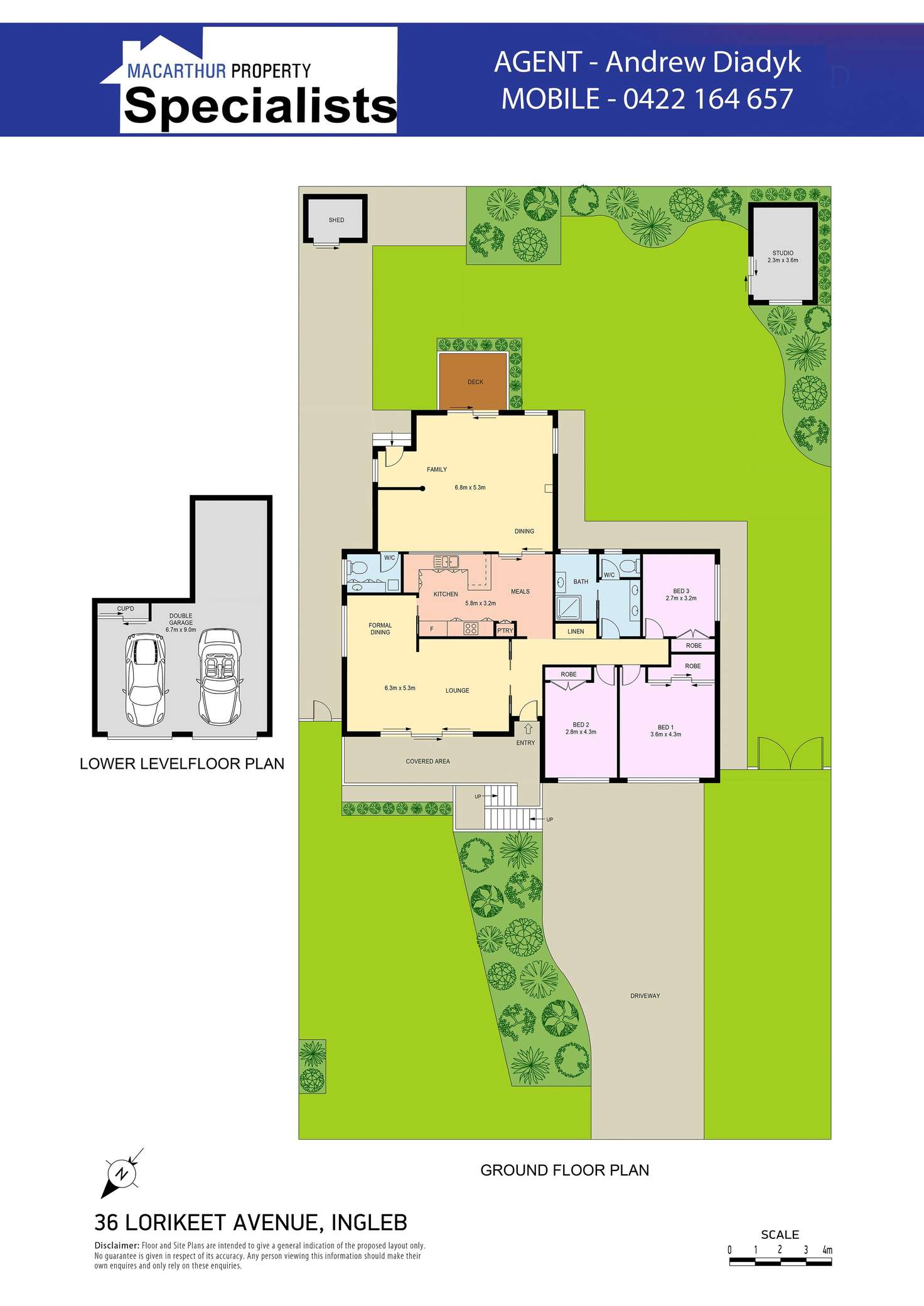 Floorplan of Homely house listing, 36 Lorikeet Avenue, Ingleburn NSW 2565