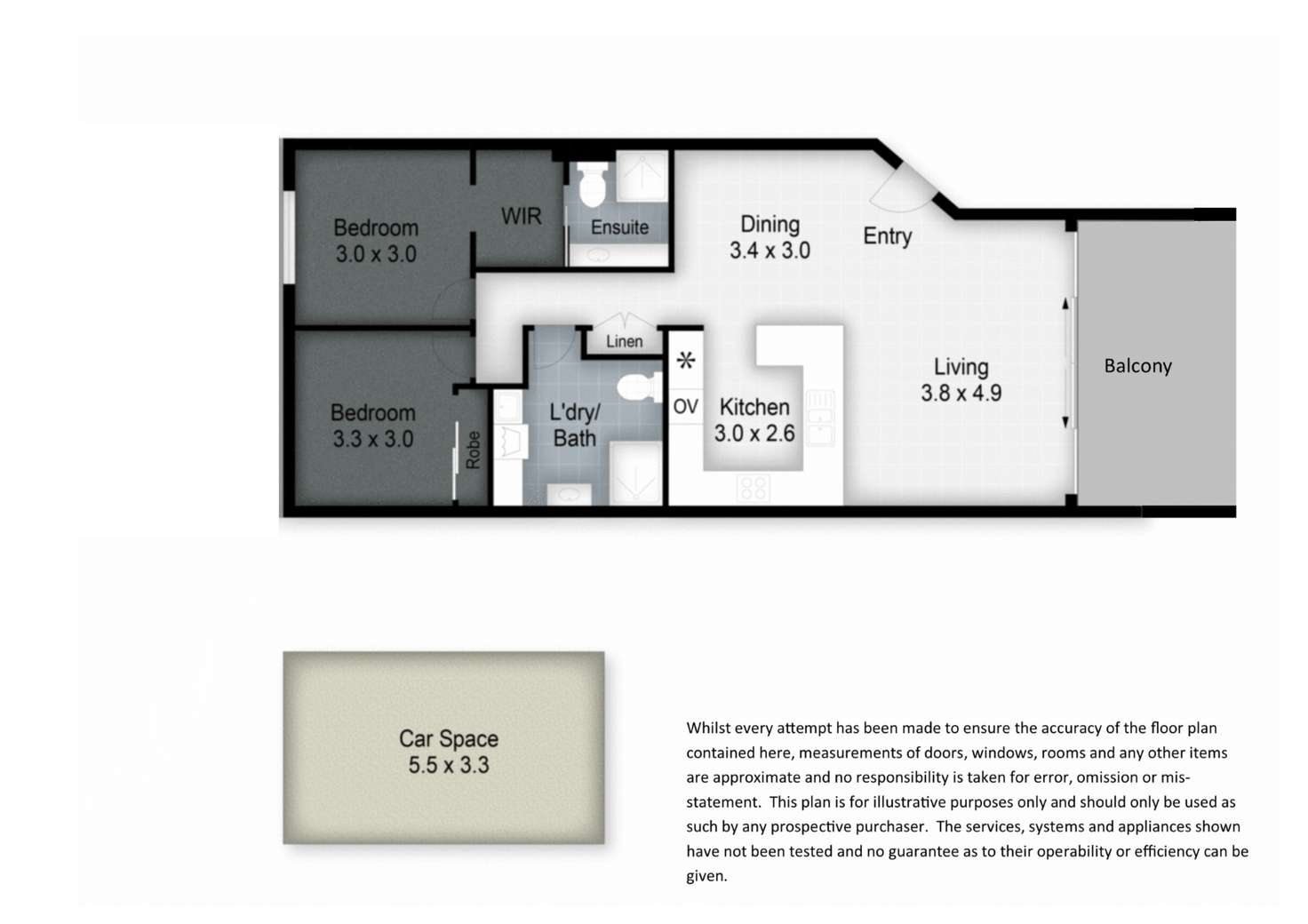 Floorplan of Homely unit listing, 84/955 Gold Coast Highway, Palm Beach QLD 4221