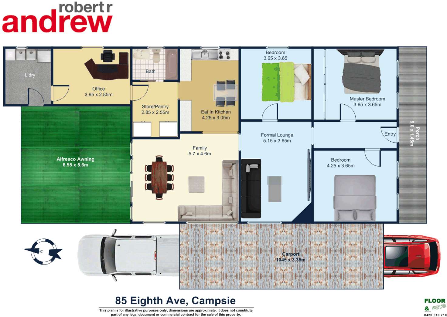 Floorplan of Homely house listing, 85 Eighth Avenue, Campsie NSW 2194