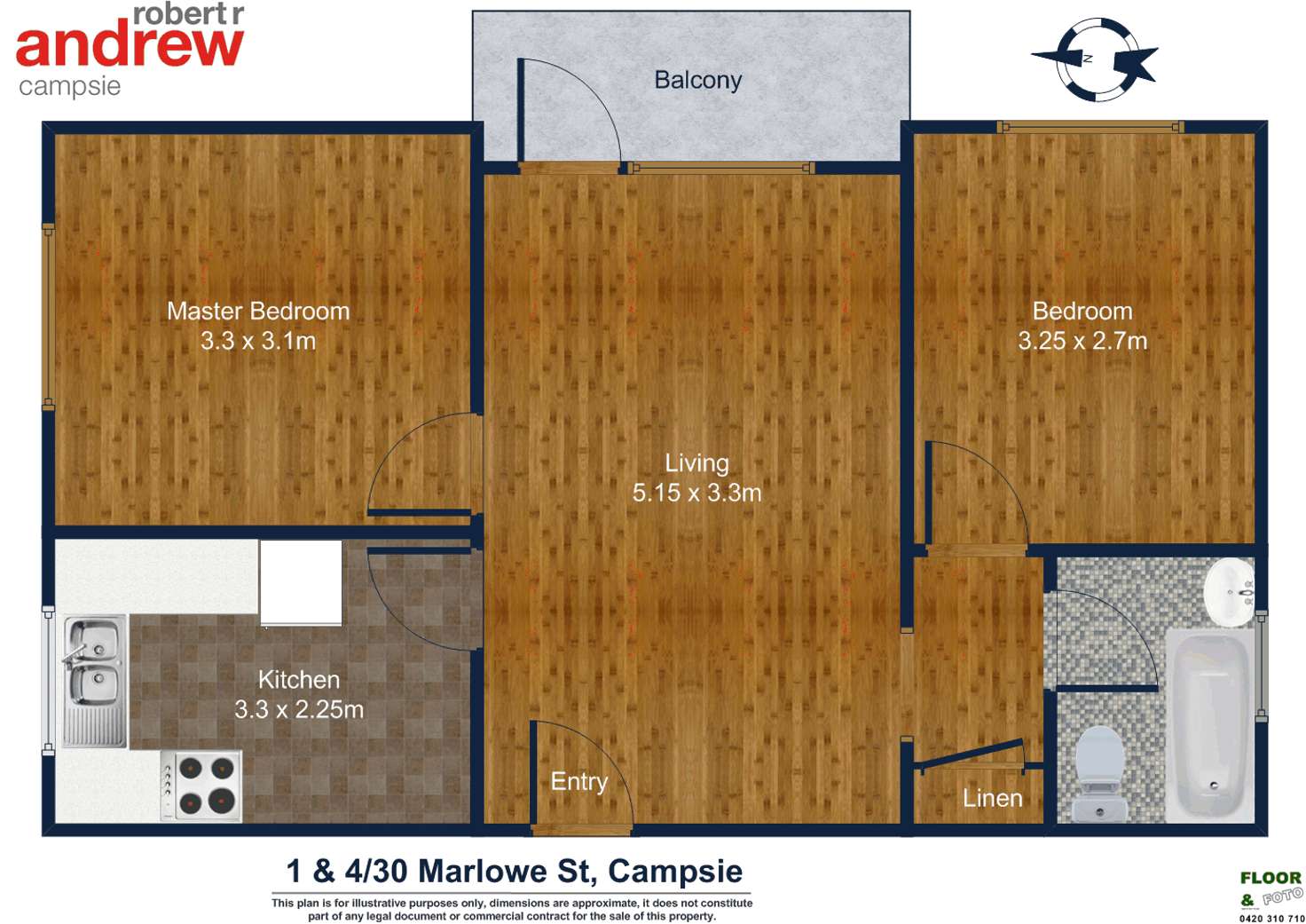 Floorplan of Homely blockOfUnits listing, 1-6/30 Marlowe Street, Campsie NSW 2194