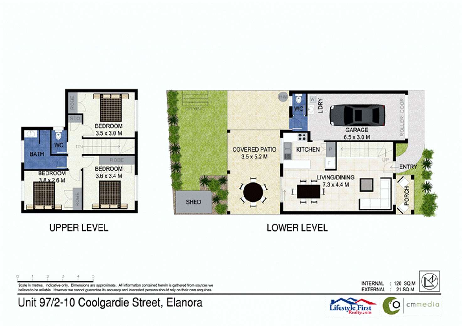 Floorplan of Homely townhouse listing, 97/2 Coolgardie Street, Elanora QLD 4221