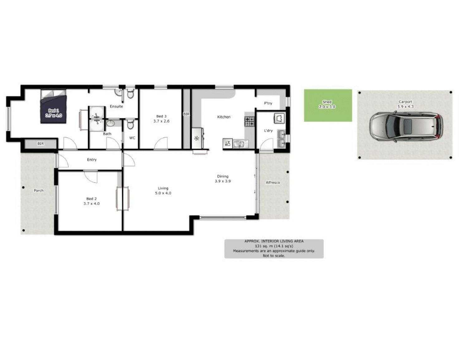 Floorplan of Homely house listing, 427 Macauley Street, Albury NSW 2640