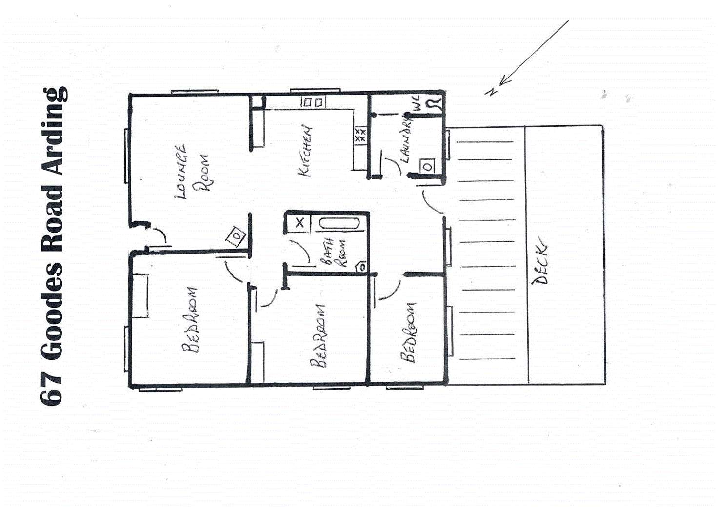 Floorplan of Homely house listing, 67 Goodes Road, Uralla NSW 2358
