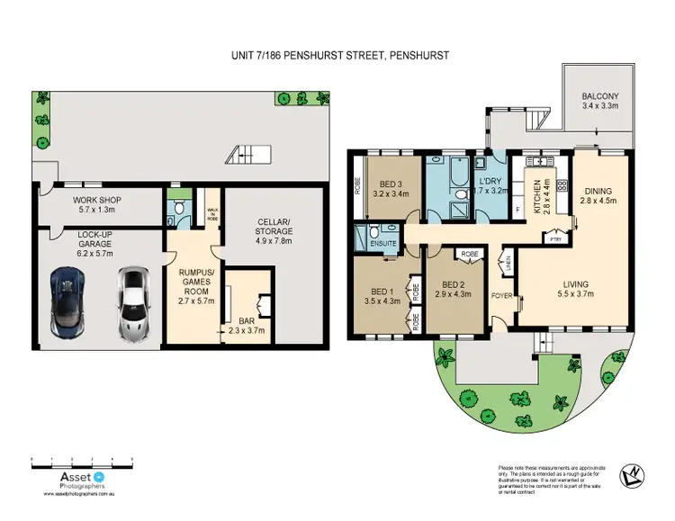 Floorplan of Homely villa listing, 2/186 Penshurst St, Penshurst NSW 2222