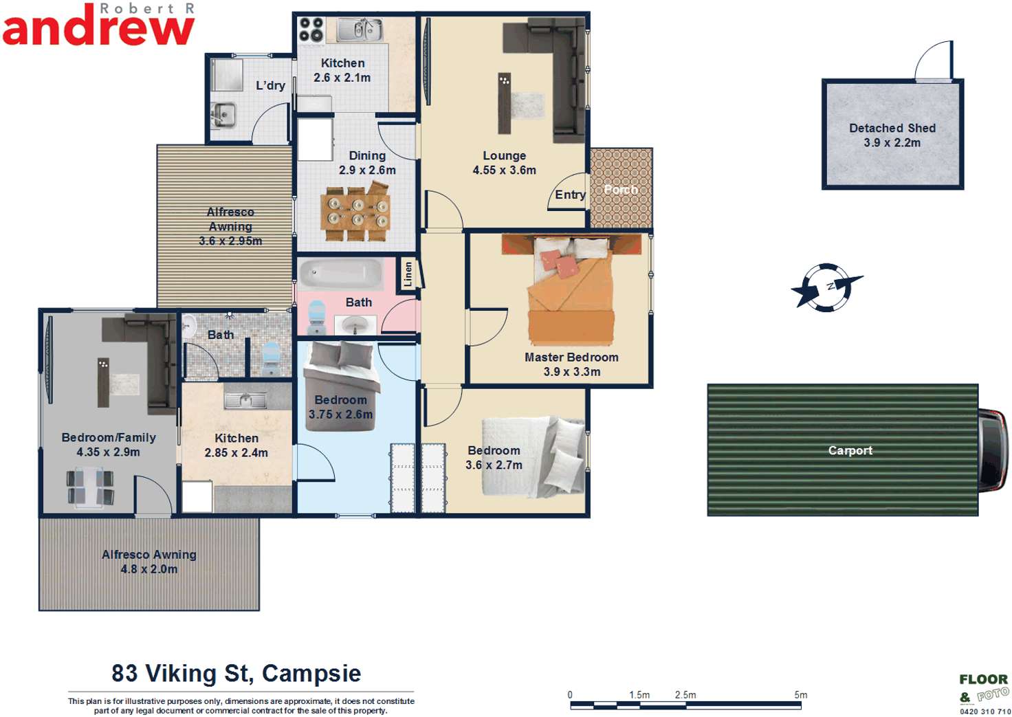 Floorplan of Homely house listing, 83 Viking Street, Campsie NSW 2194