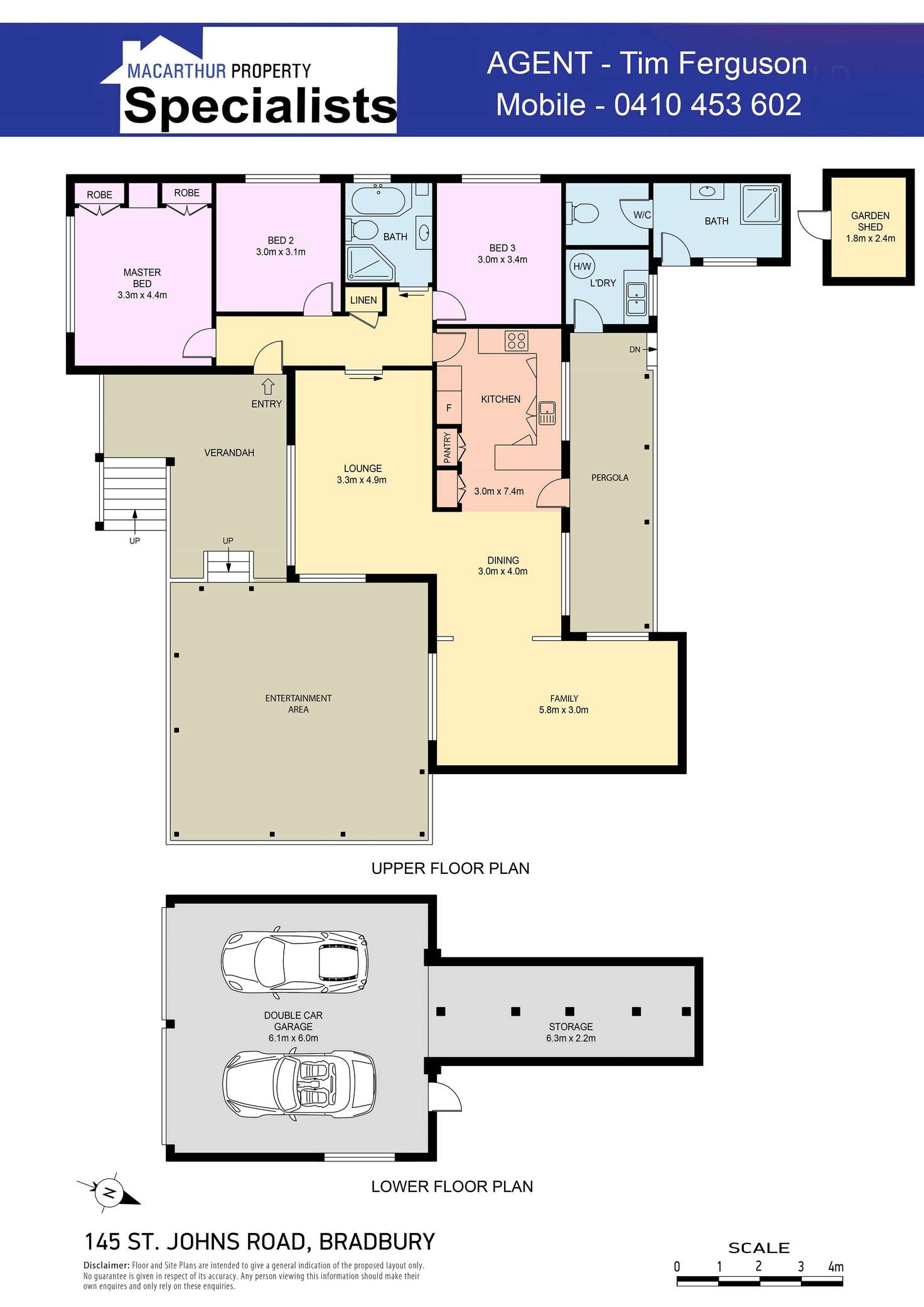 Floorplan of Homely house listing, 145 St Johns Road, Bradbury NSW 2560
