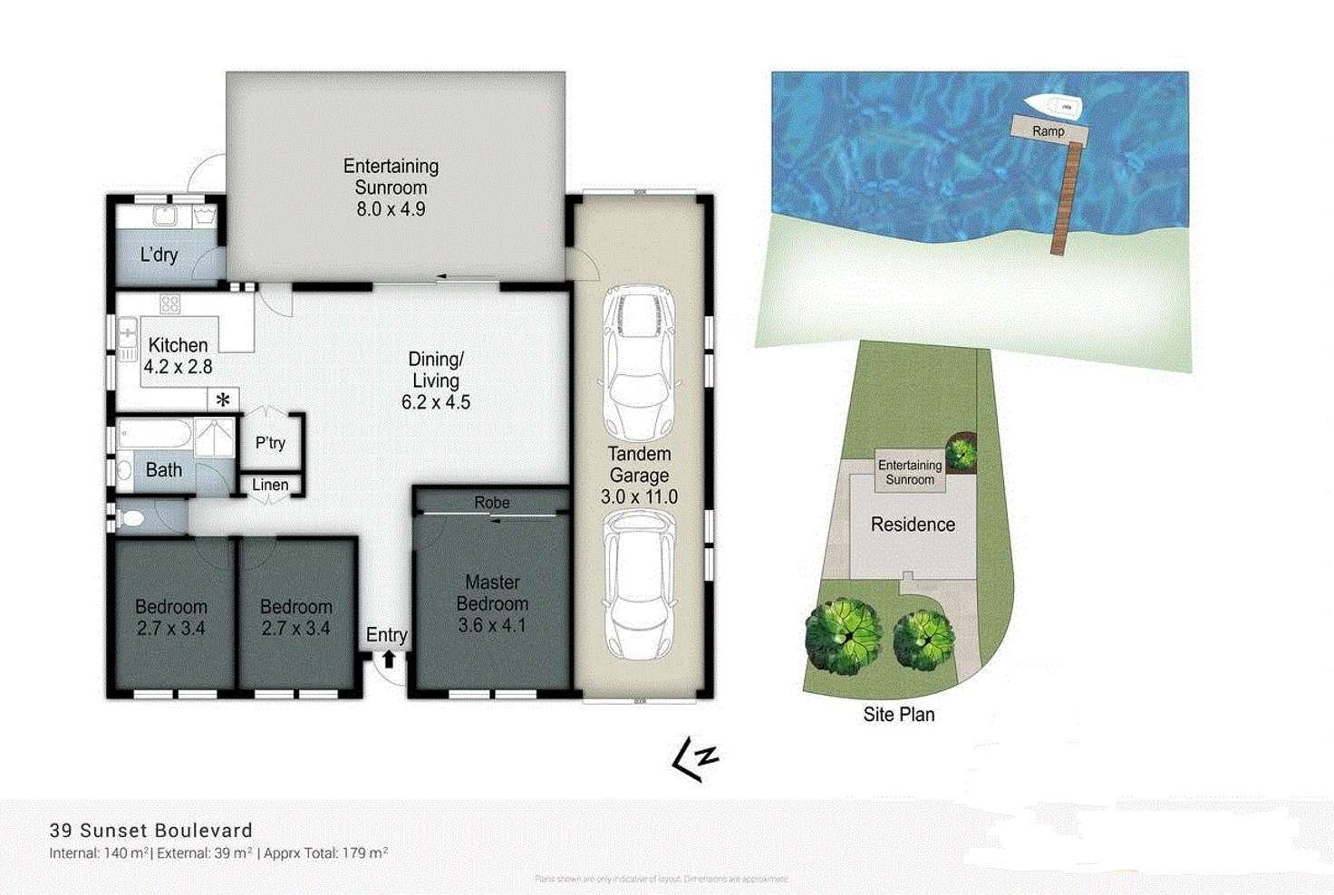 Floorplan of Homely house listing, 39 Sunset Boulevarde, Tweed Heads West NSW 2485