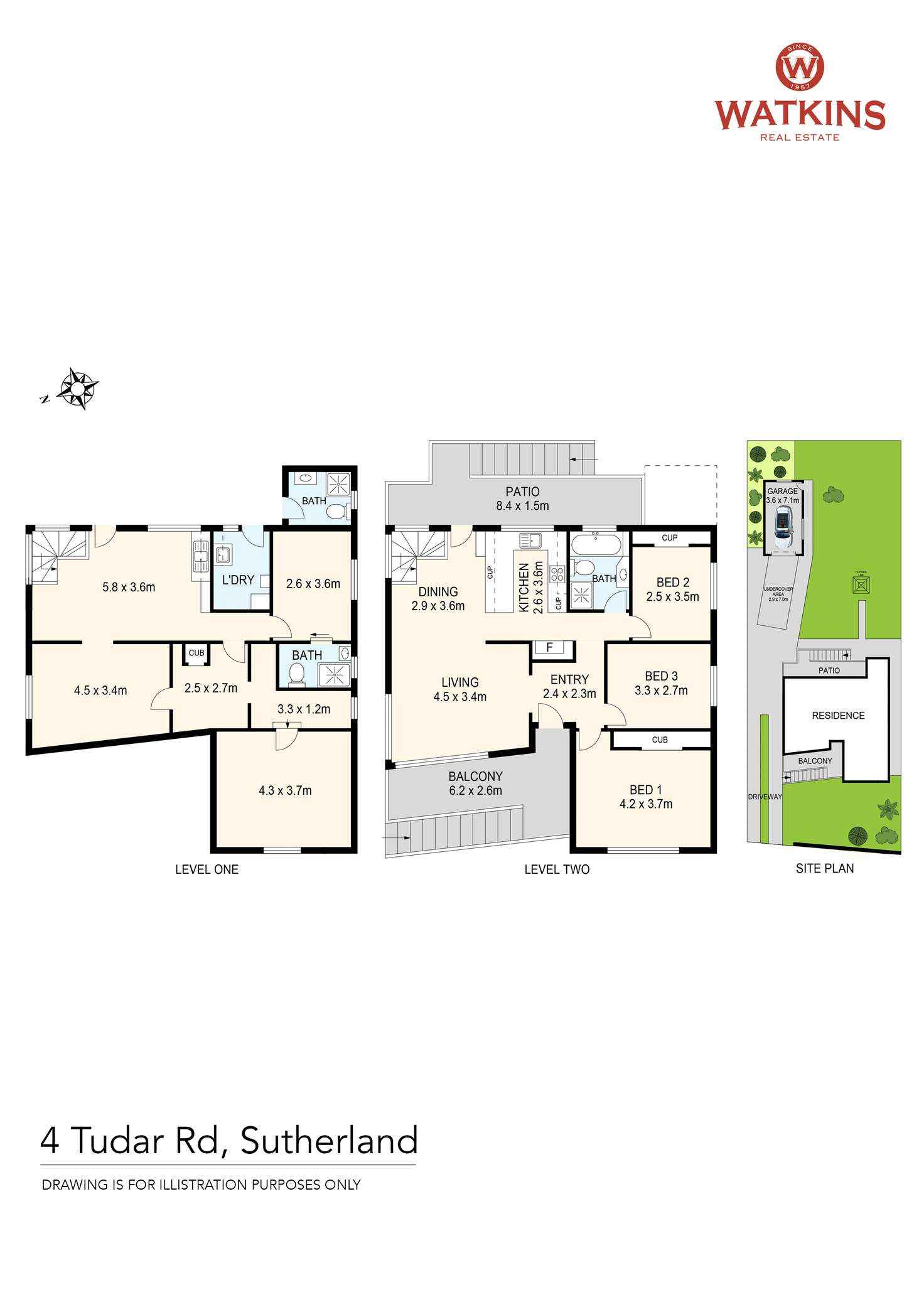 Floorplan of Homely house listing, 4 Tudar Road, Sutherland NSW 2232