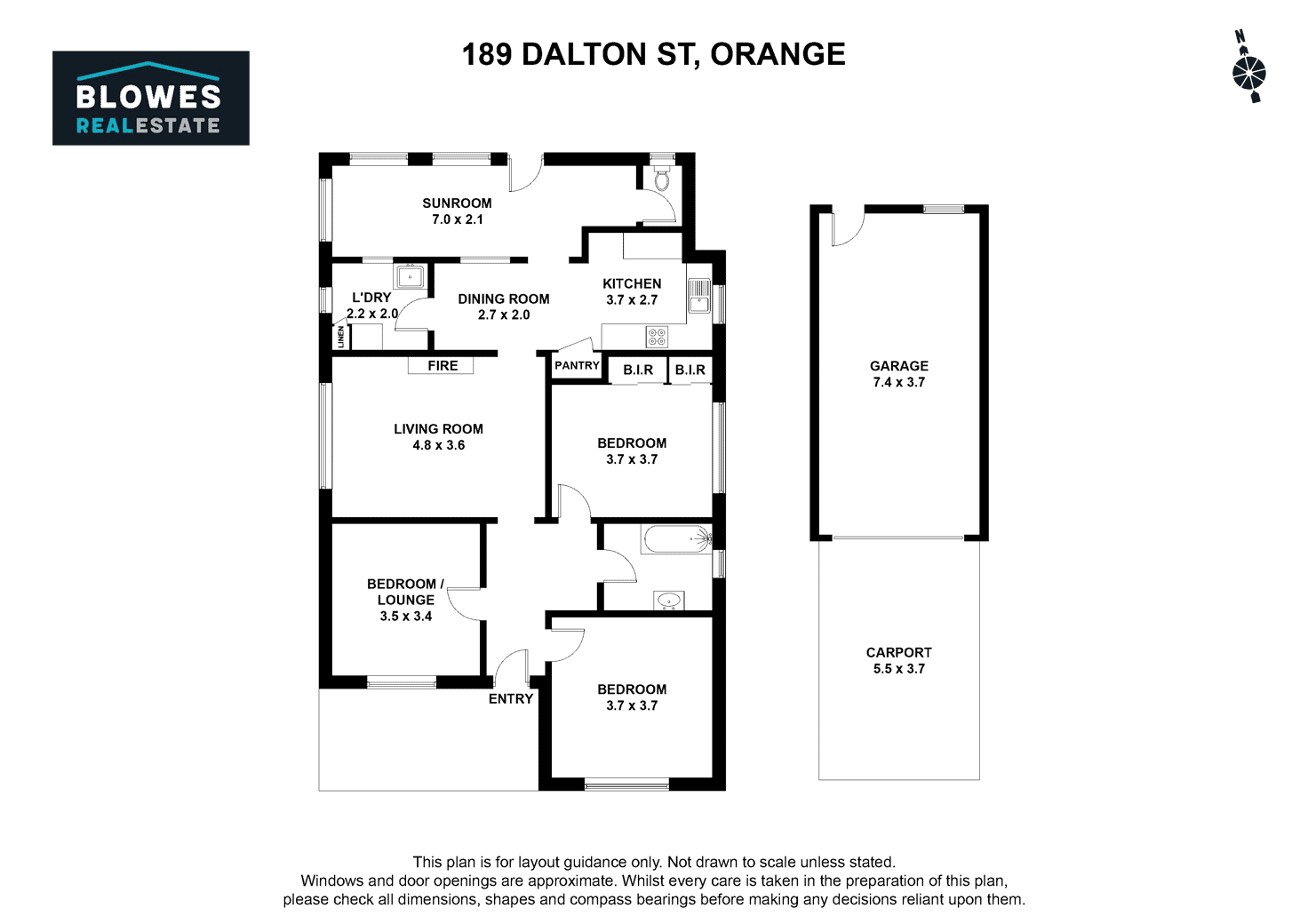 Floorplan of Homely house listing, 189 Dalton Street, Orange NSW 2800
