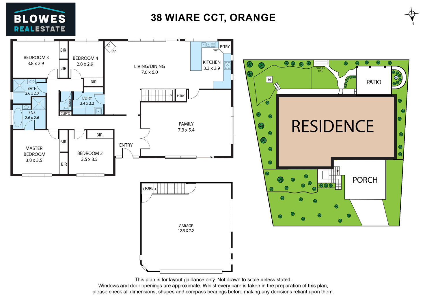 Floorplan of Homely house listing, 38 Wiare Circuit, Orange NSW 2800