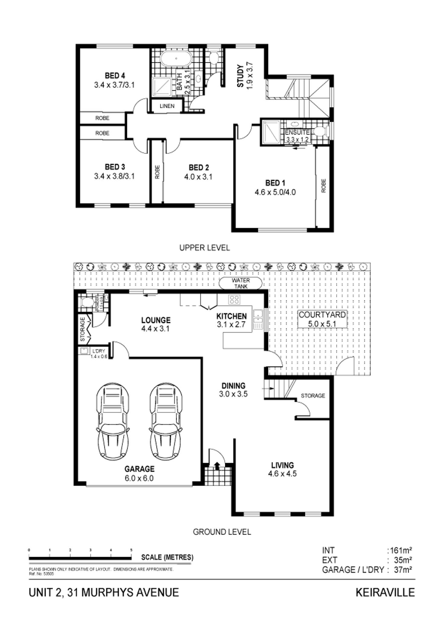 Floorplan of Homely townhouse listing, 2/31 Murphys Avenue, Gwynneville NSW 2500