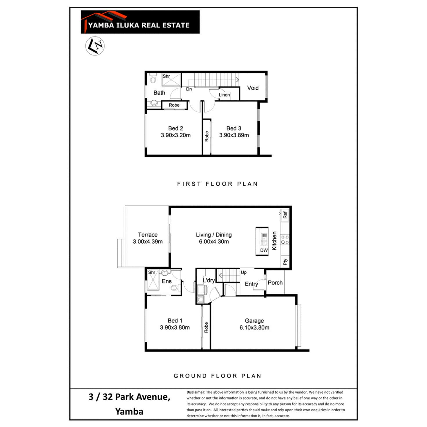 Floorplan of Homely unit listing, 3/32 Park Avenue, Yamba NSW 2464