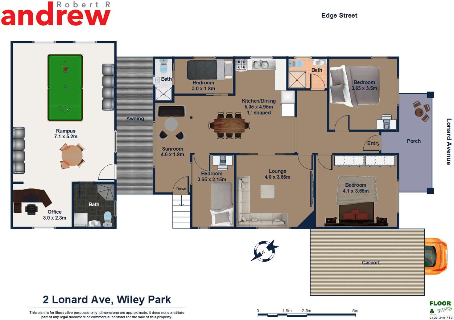 Floorplan of Homely house listing, 2 Lonard Avenue, Wiley Park NSW 2195