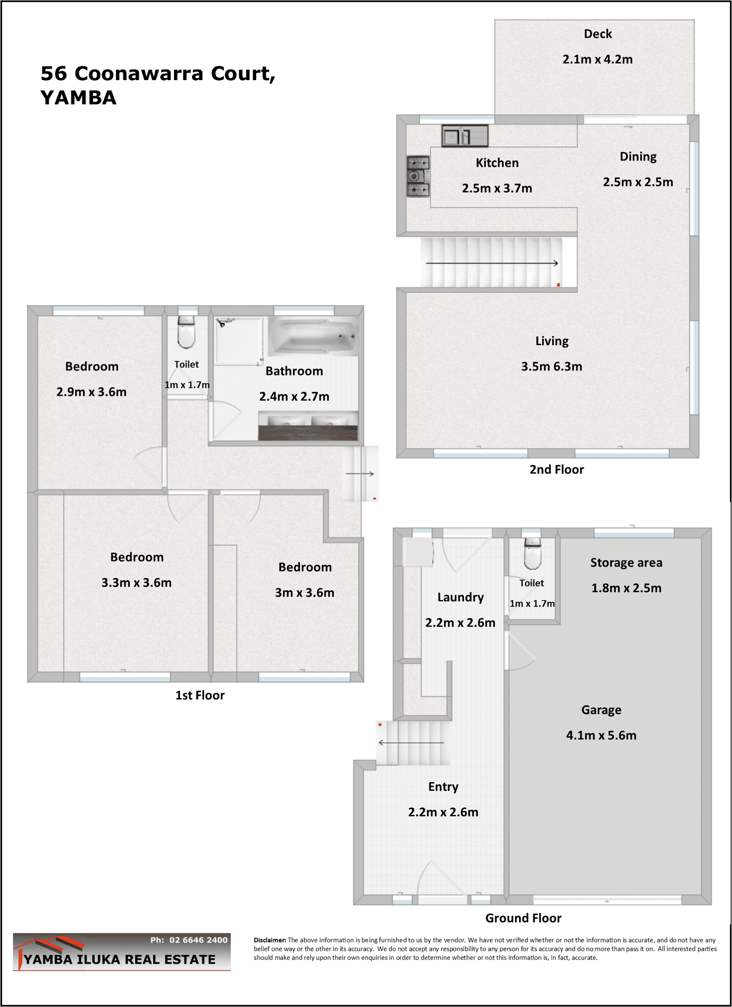 Floorplan of Homely house listing, 56 Coonawarra Court, Yamba NSW 2464