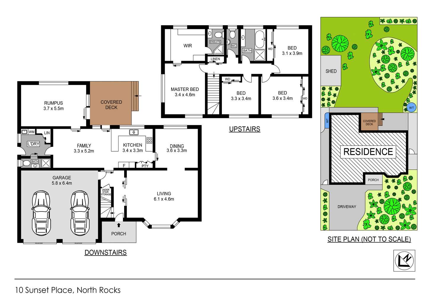Floorplan of Homely house listing, 10 Sunset Place, North Rocks NSW 2151
