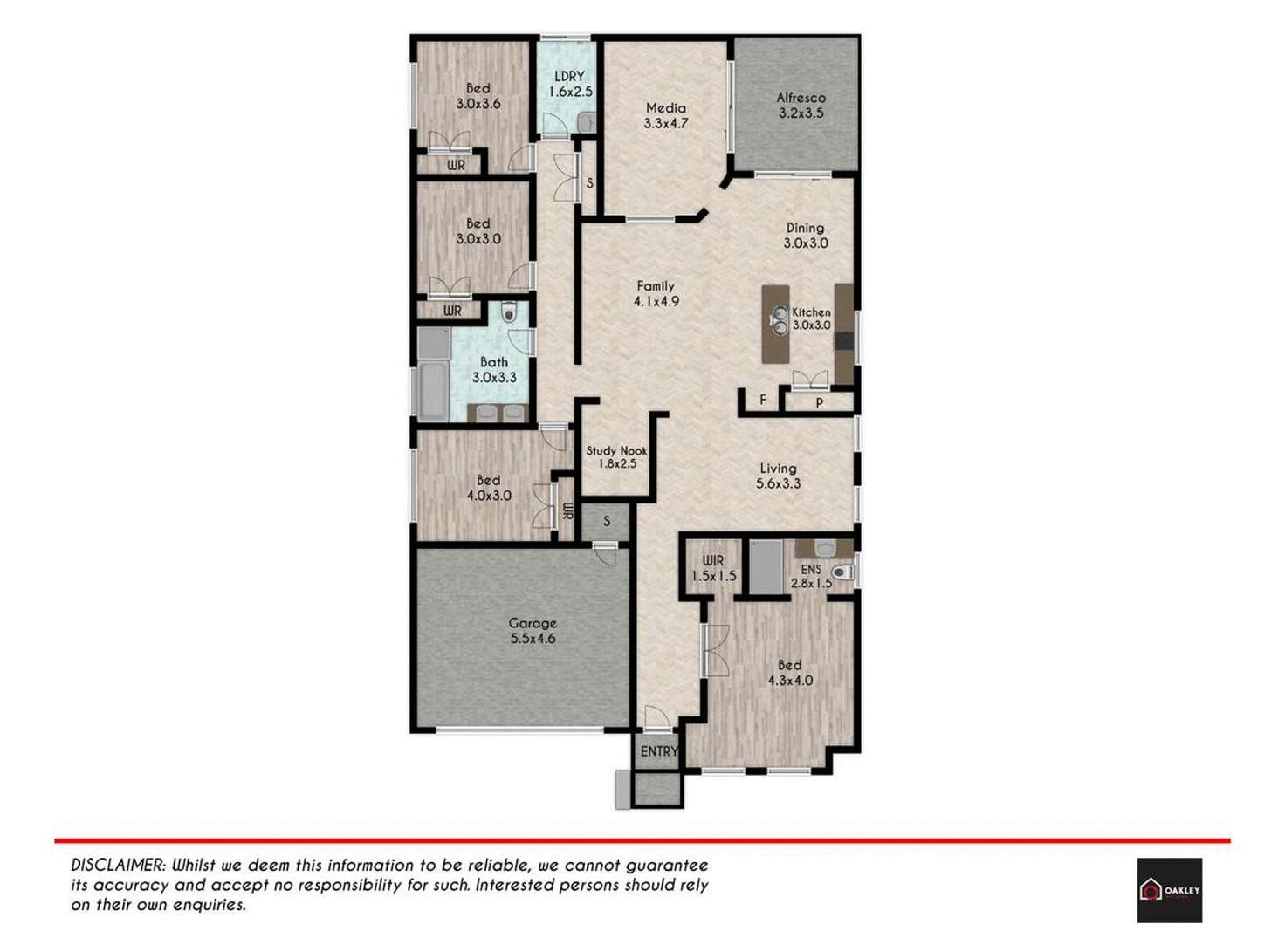 Floorplan of Homely house listing, 49 Woodburn Crescent, Colebee NSW 2761